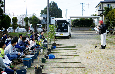 【写真】植樹の様子