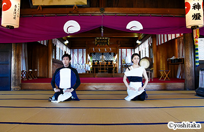 【写真】堀出神社でのパフォーマンスの様子