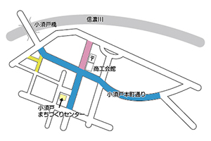 小須戸交通規制図