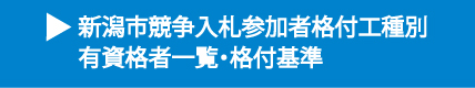 新潟市競争入札参加者格付工種別有資格者一覧・格付基準（外部リンク）