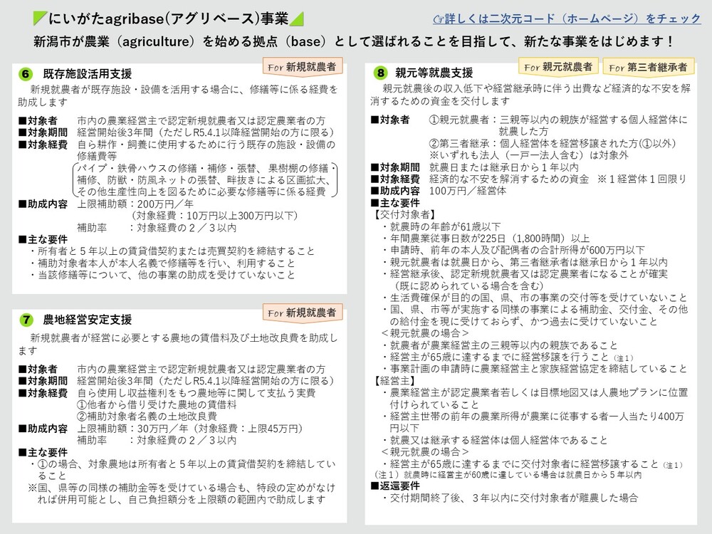 事業のチラシ2枚中の2枚目です