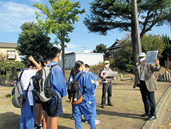 下山郷土史学習(下山中学校)