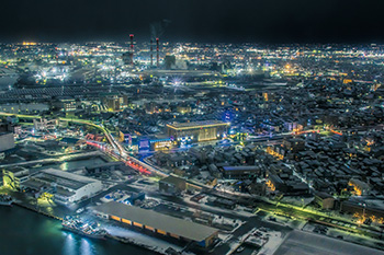 東区の夜景