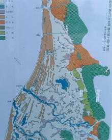 越後平野地形区分図