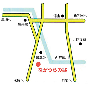 岡方・光晴(一部除く)・横越(一部含む)中学校区