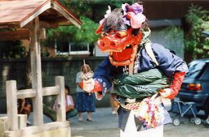 直り山神楽の写真