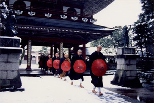 大栄寺と修行僧