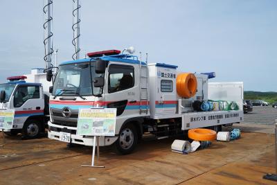 はたらく車の展示