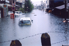 浸水被害写真