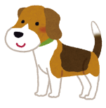 「初めての人も大歓迎！みんな友だちなんだワン！みんなおいでワンワン！」と言っている笑顔の犬のイラスト