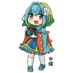 カメラ構えた中蝶が「ご夫婦で楽しむ姿はステキだね」と言っているイラスト