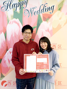 結婚記念撮影