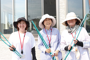 環境美化活動　社会福祉法人新潟みずほ福祉会