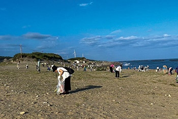 海の日海岸一斉清掃