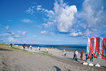 海の日海岸一斉清掃