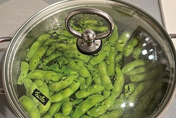 くろさき茶豆のおいしいゆでかた