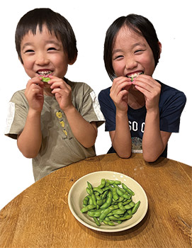 くろさき茶豆のおいしいゆでかた