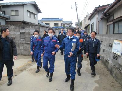 令和6年能登半島地震による被害状況の視察